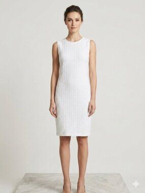 White Textured Sleeveless - Diferent Sizes